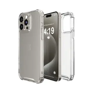 ITech Hoesje Transparant Shock Proof Cover Hoes Case - Geschikt Voor IPhone 15 Pro Max