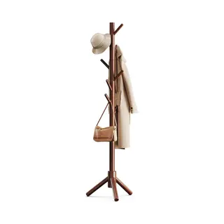 Bayt Garderobenständer 175 Cm - Garderobenständer Freistehend Mit 3 Verstellbaren Größen - Garderobe In Baumform Mit 8 Haken - Kleiderständer