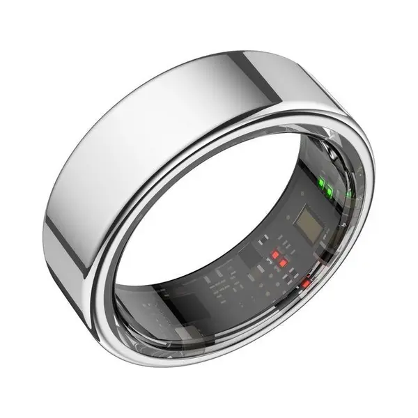Focus® S1 Smart Ring - Silber - Größe 7 - Herzfrequenz - Menstruationszyklus - Schlafüberwachung - Smart Ring - Sport Performance - Schrittzähler thumbnail