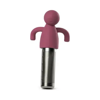 Ecorare - Theezeef Voor Losse Thee - Roze - Vaatwasmachinebestendig - Rvs Theefilter