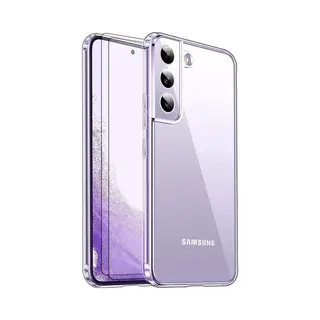 Podec Hoesje Geschikt Voor Samsung Galaxy S22 Transparant Telefoonhoesje - Anti-Shock Case Cover Met 2x Screenprotector
