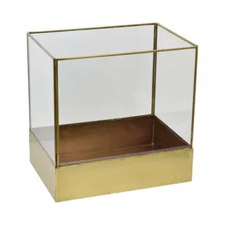 LOFT42 Liva Large Windlicht - Goud - Metaal - 30x21x30