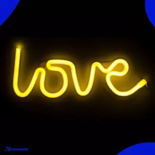 Ydemanne Neon Lamp - Love Warm Wit - Usb Of Batterijen - Neon Verlichting - Neon Led Lamp - Neon Wandlamp