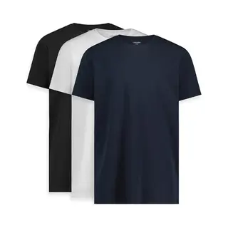 Lebasq Onderhemd 'Miles 3 Pack Crew Neck Long Fit' Gemengde Kleuren