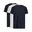 Navy, wit, zwart