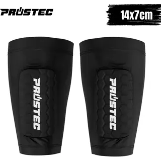 Prostec Ingebouwde Scheenbeschermer Sleeves - Voetbal Scheenbeschermer Sokjes - Maat L - Zwart