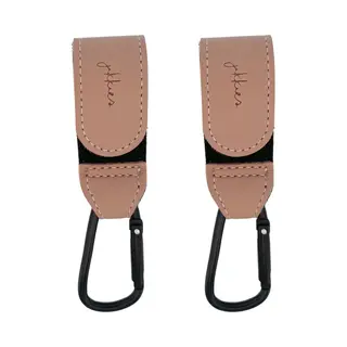 Jikkies Tassenhaak - Kinderwagen Tassenhaak - Buggy Haak - Extra Stevig - Sterke Tassenhaak - Universele Haak - Set Van 2 - Taupe