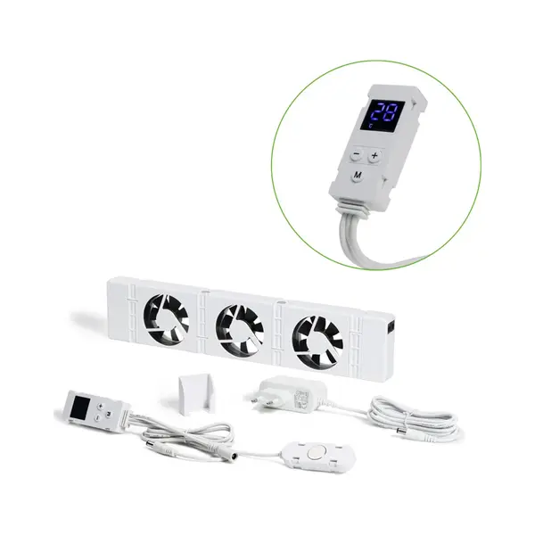 SpeedComfort Heizkörperlüfter - Mit Regelsensor - Mono-Set (1x) - Schnelleres Heizen - Bis Zu 22% Energieeinsparung - Für Wärmepumpen - Mehrere thumbnail