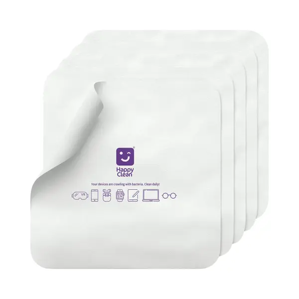 Happy Clean Brillendoekjes Microvezel - Ultra Soft - 5 Stuks - Uitwasbaar - 20 Cm thumbnail
