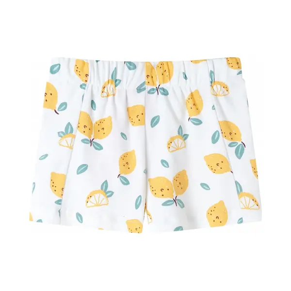 VidaXL, Mädchen, Shorts, Kindershorts Ecru 128, Material, 100 % Baumwolle, Farbe, Weiss, (128) thumbnail