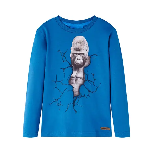 VidaXL Kinder-Langarmshirt Petrolblau 116 thumbnail