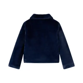 Vidaxl Dunkelblauer Mantel Für Kinder 92
