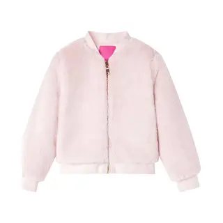 VidaXL Kinderjacke Kunstpelz Zartrosa 92