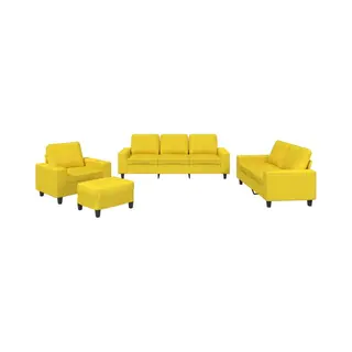 VidaXL 3201879 Wohnzimmermöbel-Set Gelb