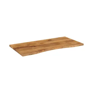 VidaXL Solid Mango Wood Desk Top/Replacement Dining Table Top - 120x50x2.5 Cm - Office Desk, Writing Desk, Computer Desk, Ic Charm - Natural Finish