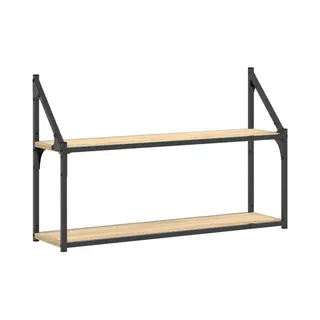 VidaXL 835465 Regal Holz, Stahl Holz