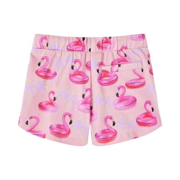 Vidaxl - Kindershorts Mit Kordelzug Flamingo-schwimmring Hellrosa 104 26668 thumbnail