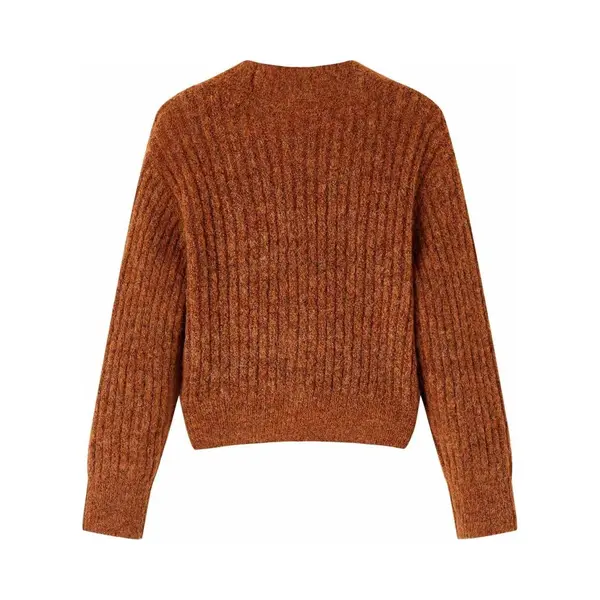 VidaXL, Unisex, Pullover, Kinder-Strickjacke Cognac 92, Material, 17 % Acryl. 63, Braun, (92) thumbnail