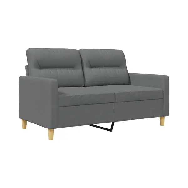 VidaXL 2-Sitzer-Sofa Dunkelgrau 120 Cm Stoff thumbnail
