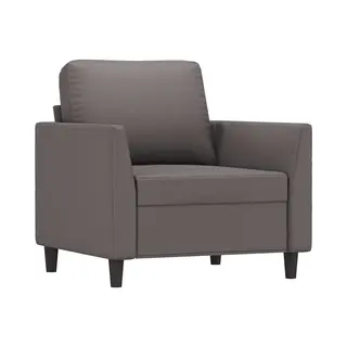 Sessel Grau 60 Cm Kunstleder - Vidaxl