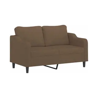 2-sitzer-sofa Braun 140 Cm Stoff Vidaxl