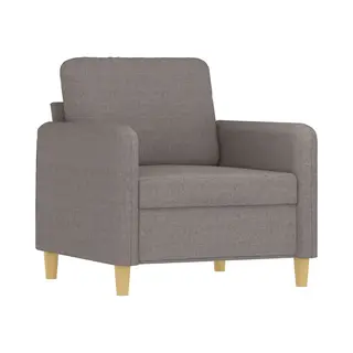 Sessel Taupe 60 Cm Stoff Vidaxl
