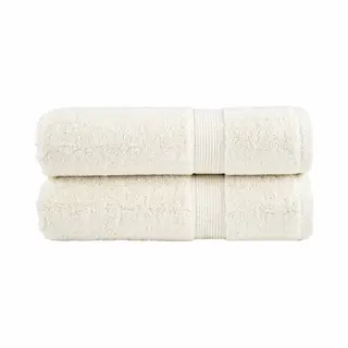Premium-handtücher Solund 2 Stk. Cremeweiß 50x100 Cm 600 G/m² Vidaxl