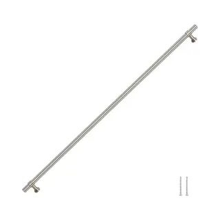 Möbelgriffe 5 Stk. Silbern 480 Mm Edelstahl Vidaxl