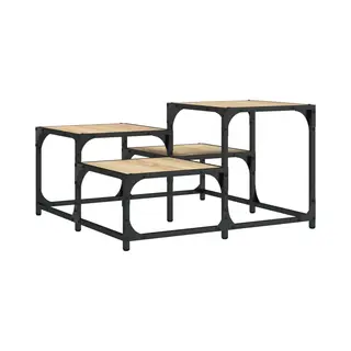 Couchtisch Sonoma-eiche 68x68x40 Cm Holzwerkstoff Vidaxl