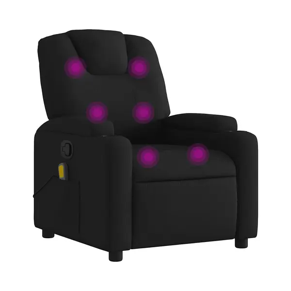 VidaXL Sessel Massagesessel Schwarz Stoff (1-St) thumbnail