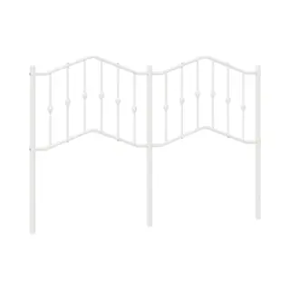 Kopfteil Metall Weiß 140 Cm Vidaxl