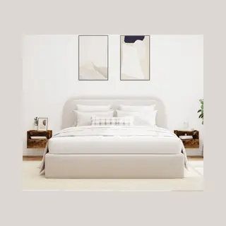 VidaXL Tv-Wandschränke 2 Stk. Räuchereiche 40x30x30 Cm Holzwerkstoff