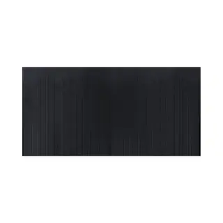Teppich Rechteckig Schwarz 100x200 Cm Bambus Vidaxl