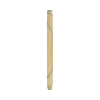 VidaXL Vloerkleed Rond 80 Cm Bamboe Lichtnaturel