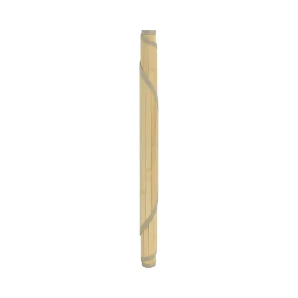 VidaXL Vloerkleed Rond 80 Cm Bamboe Lichtnaturel thumbnail