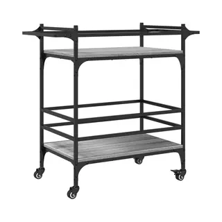 VidaXL Küchenwagen Grau Sonoma 82x40x78, 5 Cm Holzwerkstoff