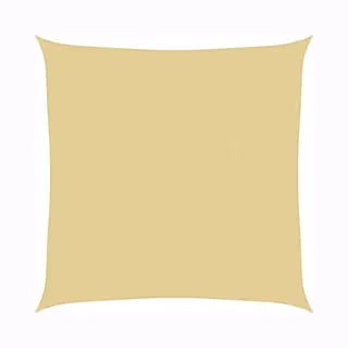 VidaXL - Zonnezeil - 5x5 - M - 100% - Polyester - Oxford - Zandkleurig