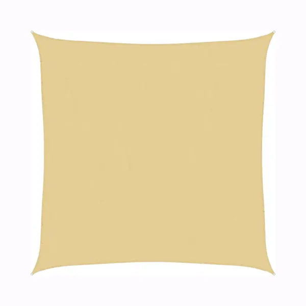 VidaXL - Zonnezeil - 5x5 - M - 100% - Polyester - Oxford - Zandkleurig thumbnail