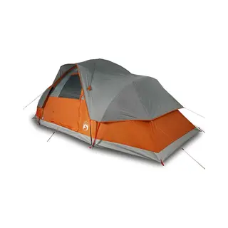 VidaXL 94565 Campingzelt Grau, Orange Kuppel-/Iglu-Zelt