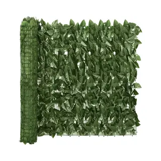 VidaXL Balkonscherm Met Donkergroene Bladeren 200x75 Cm