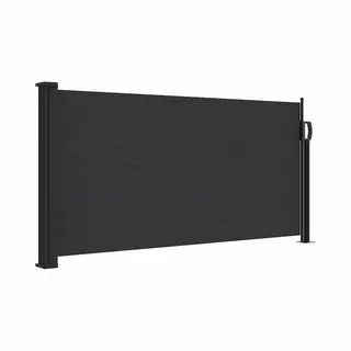 Retractable Side Awning Black 100x500 Cm Vidaxl