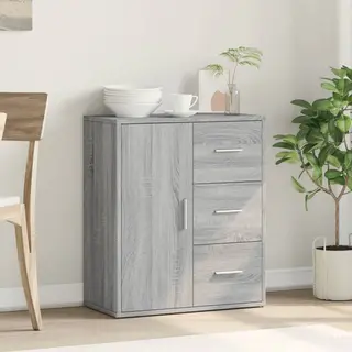 VidaXL Sideboard Grau Sonoma-Eiche 60x31x70 Cm Holzwerkstoff