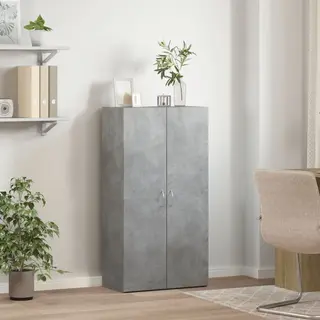 Aktenschrank Betongrau 60x32x115 Cm Holzwerkstoff Vidaxl