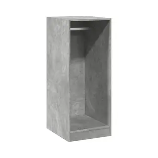 VidaXL Kleiderschrank Betongrau 48x41x102 Cm Holzwerkstoff