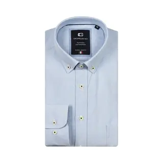 Giordano Overhemd Blauw, Effen