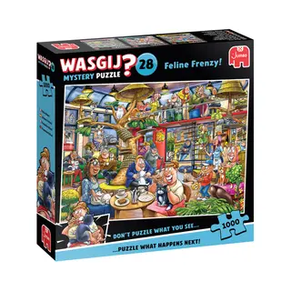 Jumbo Wasgij Mystery 28 - Katzen - Chaos! (1000 Teile)