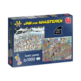 Jumbo Jan van Haasteren - Give us some space & All dressed up (2x1000 pieces)