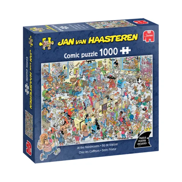 Jumbo Jan van Haasteren - Bij De Kapper (1000 Pieces) thumbnail