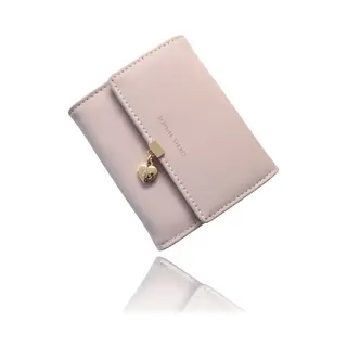 Beurs Dames Klein Met Rfid - Portemonnee Roze Sophie Met Muntvak En Rits - Portefeuille Kunstleer Beurs Met Hartje Van Sophie Siero®