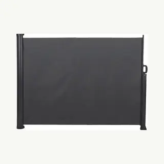 Infinity Goods - Verstelbaar Windscherm - 300 X 160 Cm - Uitschuifbaar - Weerbestendig - Antraciet